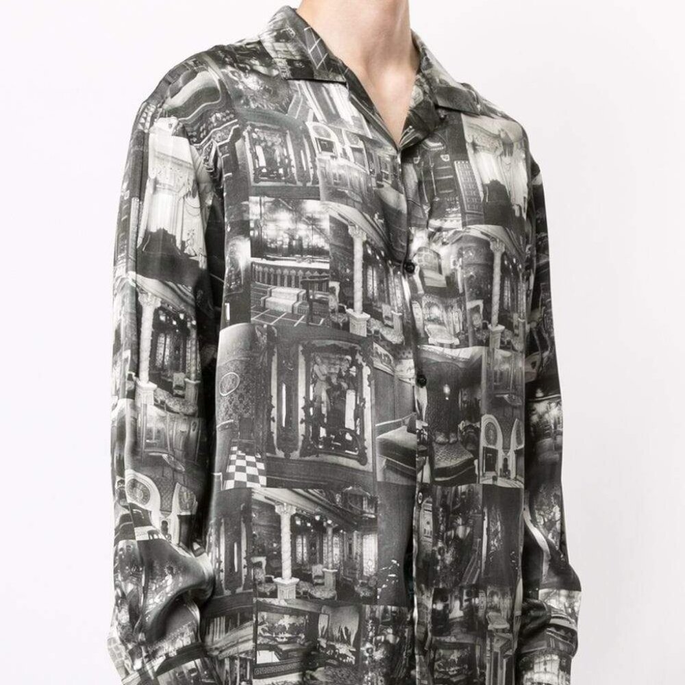 BNWT AW20 Y/PROJECT PRINTED PYJAMA SHIRT L & XL